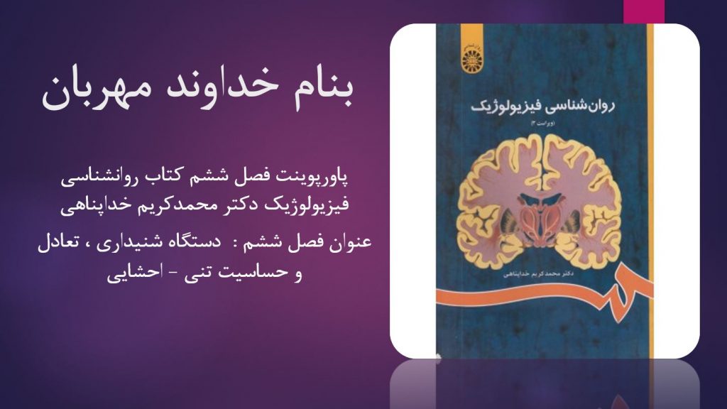 دانلود پاورپوینت فصل ششم کتاب روانشناسی فیزیولوژیک محمدکریم خداپناهی