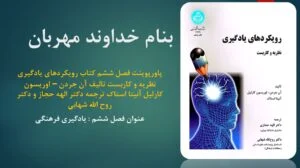 دانلود پاورپوینت فصل ششم کتاب رویکردهای یادگیری نظریه و کاربست تالیف آن جردن – اوریسون کارلیل آنیتا استاک ترجمه دکتر الهه حجاز و دکتر روح الله شهابی